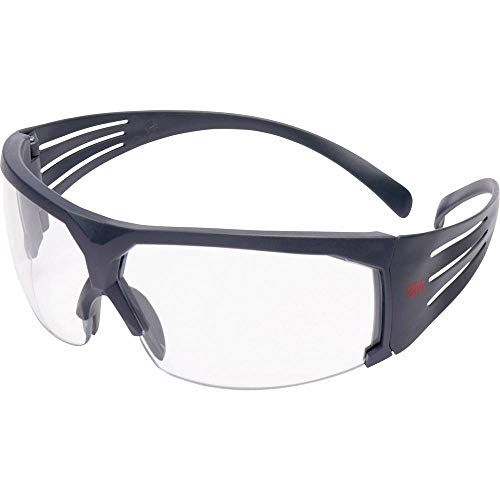 3M SF601SGAF/FI Gafas de Seguridad, Montura gris, Inserto, Scotchgard Anti-empañamiento, Lente Incolora, 1 unidad/caja