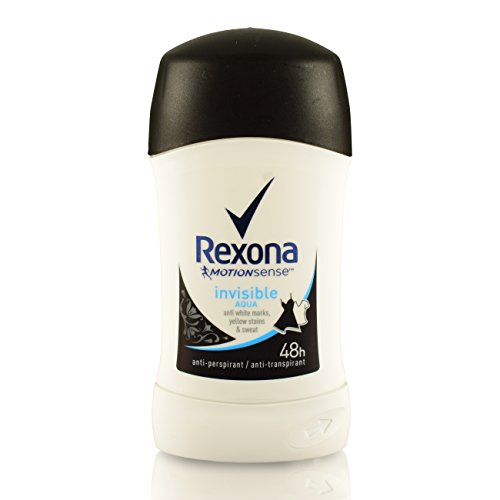 5 Pack Rexona Invisible Aqua de viaje Deo Stick 5 x 40 ml