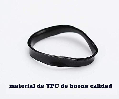 【500 Piezas】Gomas de Pelo Elásticos Cintas Bandas de Trenzado, SlickMart Cinta Elástica de Pelo Coletero para Pelo Grueso Pesado y Rizado Ponytail Titular Para Mujeres Niñas Accesorios（Negro）