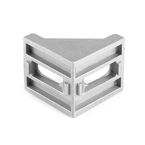 5pcs 4040 Aleación de aluminio en forma de L Escuadra de esquina ángulo recto Soporte de la esquina Sujetador 40x40mmx35mm<br/>