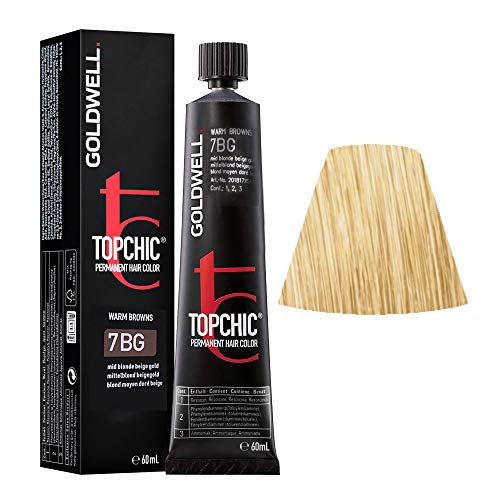 7BG Rubio medio dorado beige Goldwell Topchic Warm browns tb 60ml