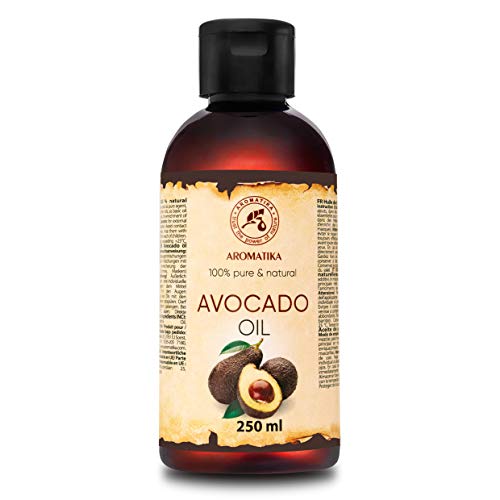 Aceite de Aguacate 250ml - Persea Gratissima Oil - Sudáfrica - 100% Puro y Natural - Mejores Beneficios para Piel - Cabello - Cuerpo - Cuidado Facial - Masaje