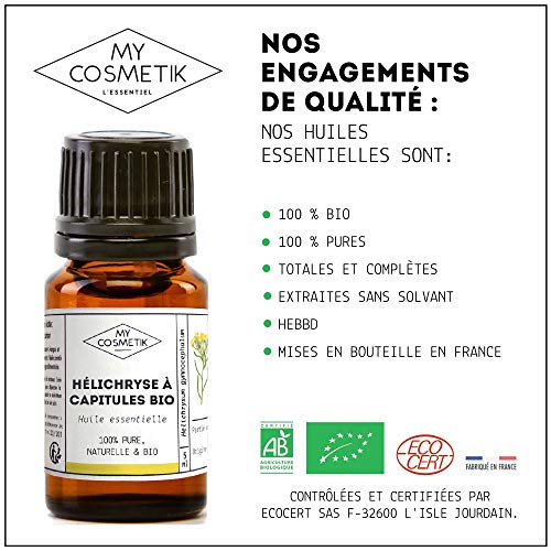 Aceite esencial de cabezas de Helichrysum orgánico - MyCosmetik - 10 ml