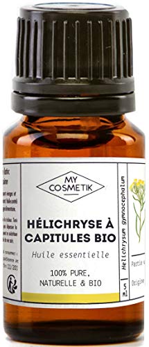 Aceite esencial de cabezas de Helichrysum orgánico - MyCosmetik - 10 ml