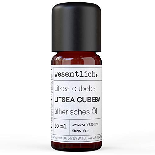 Aceite Litsea Cubeba – aceite esencial puro. - 100% natural de la botella de cristal (10 ml).