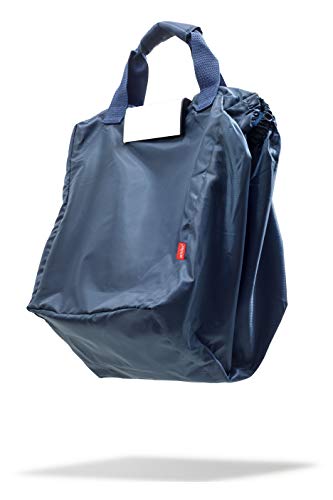 achilles Easy-Carrier Bolsa de Compras (Navy), Bolsa para Carro de Compras con Compartimiento de refrigeración y 3 compartimientos de Botellas, 54 cm x 35 cm x 39 cm