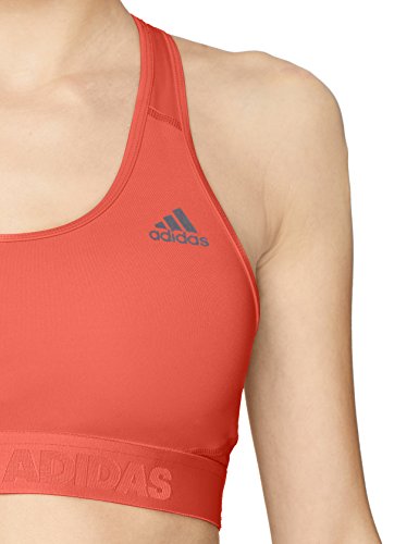 adidas Alphaskin Sujetador Deportes Aro - Sujetadores (Deportes, Rojo, XS, SML, Aro, Monótono)