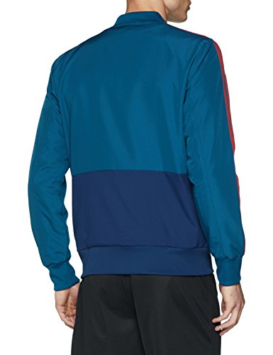 adidas Fef Pre Jkt Chaqueta, Hombre, Azul/Rojo (azutri), S