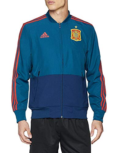 adidas Fef Pre Jkt Chaqueta, Hombre, Azul/Rojo (azutri), S