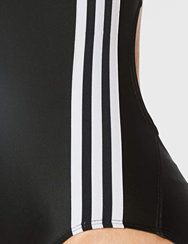 adidas FIT Suit 3S Traje de Baño, Mujer, Black/White, 32