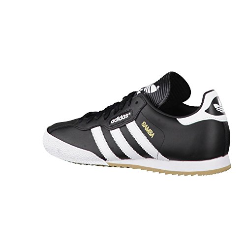 adidas Samba Super, Zapatillas de Gimnasia para Hombre, Negro (Black/Runwht), 45 1/3 EU