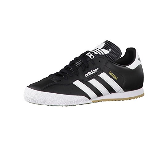 adidas Samba Super, Zapatillas de Gimnasia para Hombre, Negro (Black/Runwht), 45 1/3 EU