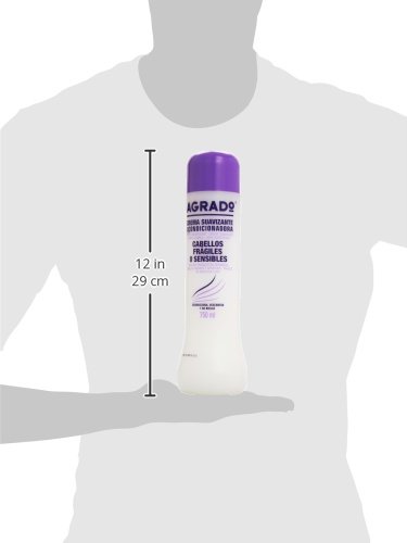 Agrado - Crema suavizante acondicionadora, cabellos fragiles o sensibles, 750 ml