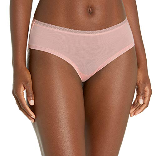 Amazon Essentials Pack de 4 Ropa Interior Modal Hipster Panties, Gris/Rosa/Azul Claro/Lavanda, US XXL (EU 3XL-4XL)