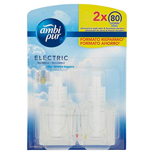 Ambi Pur Aire Fresco Recambio Para Ambientador Eléctrico - 2 x 21,5 ml