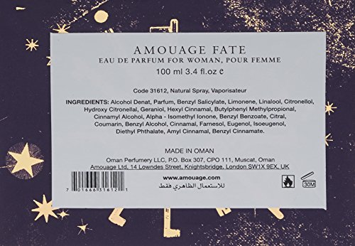 Amouage Fate - Agua de perfume