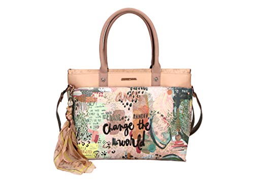 Anekke Bolso Shopping dos Asas Jungle Nature - Beig