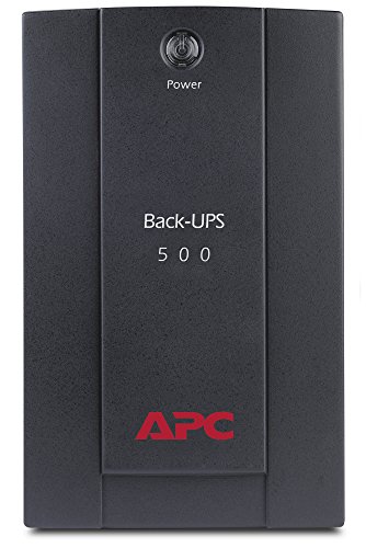 APC BX500CI Back-UPS BX - Sistema de alimentación ininterrumpida SAI 500VA (3 salidas tipo IEC, AVR)