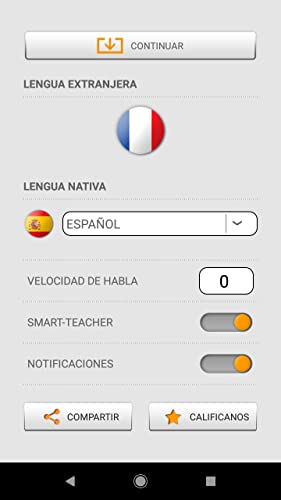 Aprender palabras en francés con Smart-Teacher