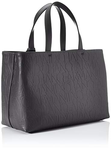 Armani Exchange Liz - Bolso para mujer (24 x 16 x 35 cm), color Negro, talla 24x16x35 cm (B x H x T)