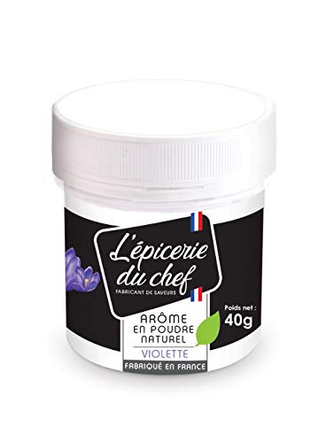 Aroma alimentario natural en polvo 40 g - Violeta