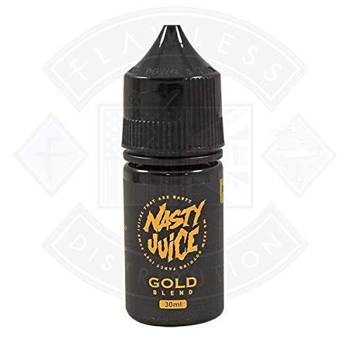 AROMA NASTY JUICE GOLD, LIQUIDO ALQUIMIA PARA VAPEAR. 30 ml. SIN NICOTINA. VENTA MAYORES DE 18 AÑOS