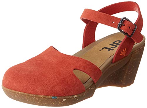 Art Rotterdam, Zapatos de tacón con Punta Cerrada para Mujer, Rojo (Coral Coral), 39 EU