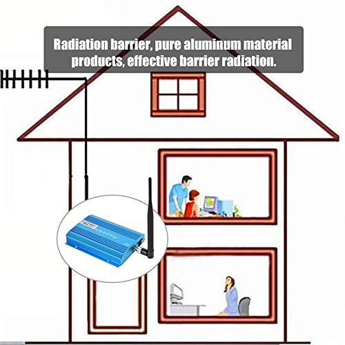 ASHATA Repetidor del Amplificador de Señal para Teléfono Móvil,Amplificadores de Señal de Celular,Área de Cobertura 800 Metros Cuadrados(Plug EU.)