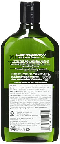 Avalon Organics Clarifying Lemon Shampoo 325ml