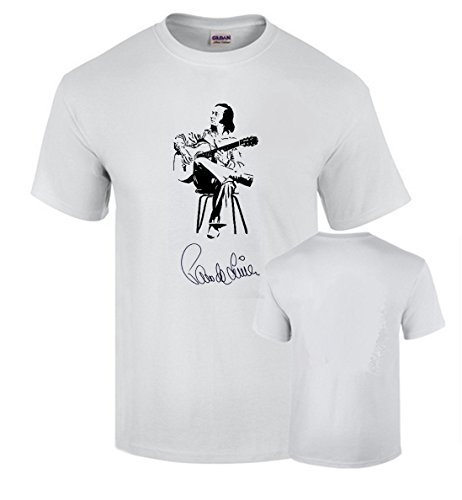 B & C Camiseta Paco de Lucia Guitarrista Flamenco Arte español Algodon Calidad 190grs (M)