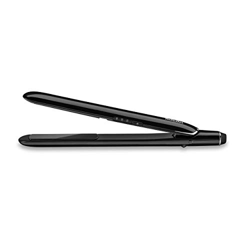 BaByliss ST255E Planchas de pelo con placas flotantes de cerámica con turmalina, 3 temperaturas 180ºC, 200ºC y 230ºC, calentamiento instantáneo, apagado automático, cable giratorio 2 m