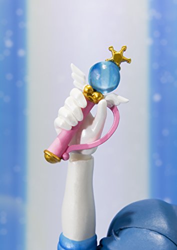 BANDAI- Amy Super Mercury, Figura de 14 cm, Sailor Moon S.H. Figuarts (BDISM128441)