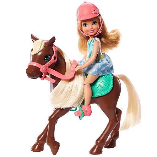 Barbie Chelsea, Muñeca Rubia con Pony y Accesorios (GHV78) , color/modelo surtido