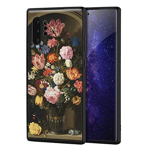 Berkin Arts Ambrosius Bosschaert para Samsung Galaxy Note 10 Pro/Caja del teléfono Celular de Arte/Impresión Giclee UV en la Cubierta del móvil(Il Elder Mazzo of Fiori In Stone Niche)