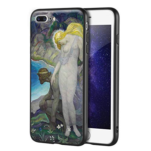 Berkin Arts Newell Convers Wyeth para iPhone 7 Plus&iPhone 8 Plus/Caja del teléfono Celular de Arte/Impresión Giclee UV en la Cubierta del móvil(Odysseus E Calypso)