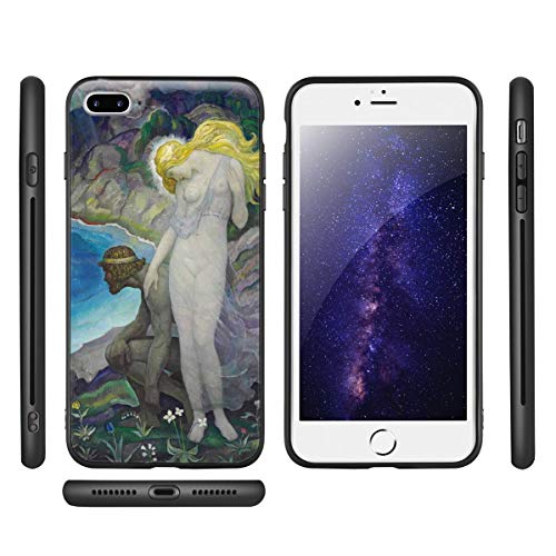 Berkin Arts Newell Convers Wyeth para iPhone 7 Plus&iPhone 8 Plus/Caja del teléfono Celular de Arte/Impresión Giclee UV en la Cubierta del móvil(Odysseus E Calypso)