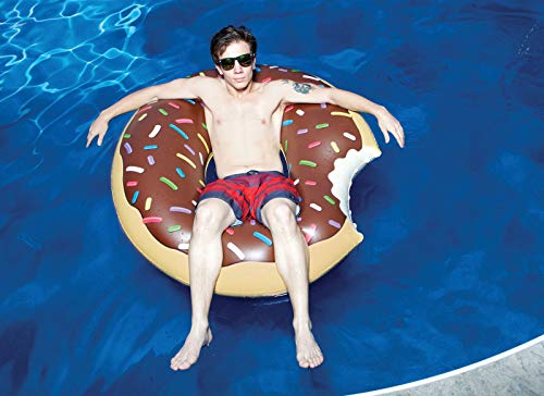 BigMouth Inc Flotador de Piscina Donut Helado (Chocolate)