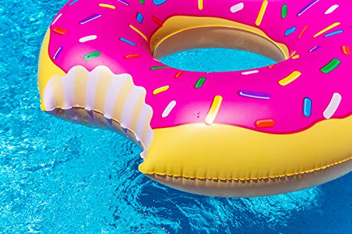 BigMouth Inc Flotador de Piscina Donut Helado (Fresa)