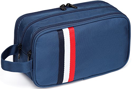 Bolsa de Aseo, VASCHY Bolso de Tocador Impermeable Estuche de Viaje para Maquillaje Bolsa de Cosméticos Bolsa de Lavado con Múltiples Bolsillos