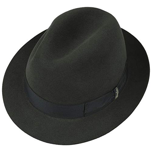 Borsalino Sombrero Marengo Fedora by fieltrofedora (61 cm - Antracita)