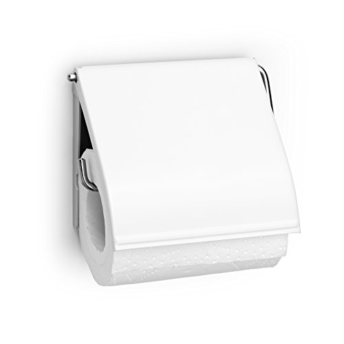 Brabantia 414565 - Dispensador de Papel higiénico, Color Blanco