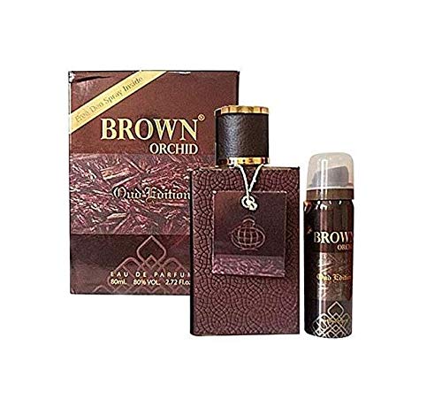 Brown Orchid Oud Edition con deo edp spray 80ml es una fragancia lujosa y sensual