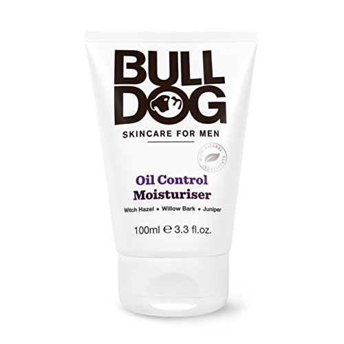 BullDog crema hidratante de control de aceite para hombres, 100 ml