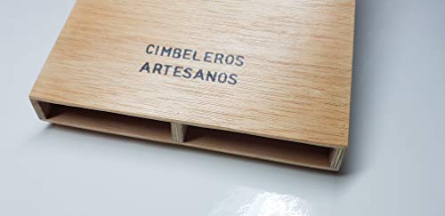 C.A. CIMBELEROS ARTESANOS IGNACIO ESTEVE Jaula transportadora para Aves, Capacidad 2 Aves, Madera Marina