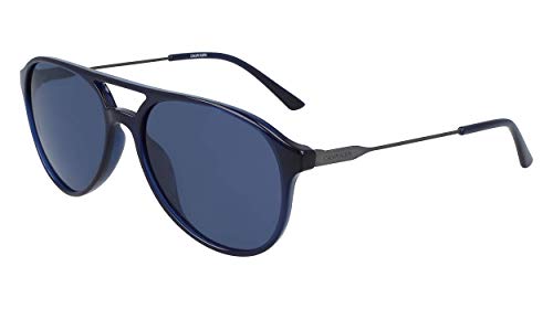 Calvin Klein EYEWEAR CK20702S gafas de sol, SUDADERA AZUL, 5817 para Hombre