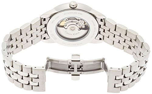 Calvin Klein – Reloj de Pulsera analógico automático para Hombre Acero Inoxidable k5s34146