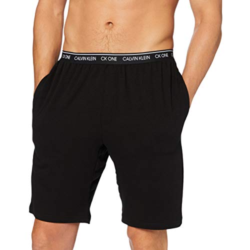 Calvin Klein Sleep Short Pantalones de Pijama, Negro (Black 001), X-Large para Hombre