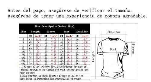 Camiseta para Hombre 、 Camiseta con Estampado de Alta definición en 3D de Star Light Camiseta de la Novedad Divertida de Ms./Hen Tops Casual de Manga Corta Unisex Apparel-L