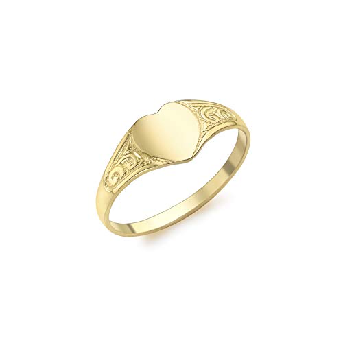 Carissima Gold Anillo de Niña con Oro Amarillo 9K (375) - Tamaño 8.5