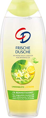 CD los Restos ducha tilo flor & Limón 250 ml/Gel De Ducha Para Piel Sensible Adecuado en pack de 6, 6 x 250 ml)